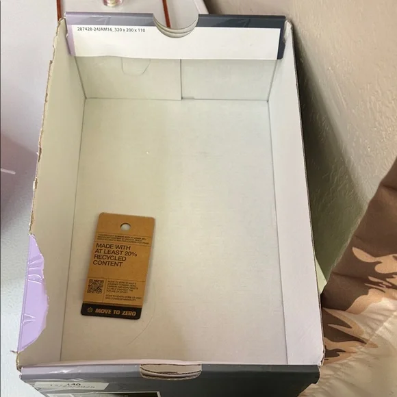 Nike White Sneakers with Blue Swoosh and Tan Details - Picture 7 of 7